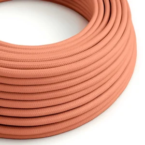 Cable eléctrico textil melocotón RM23